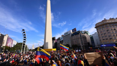 Venezolanos protestan en América y España para exigir la salida de Maduro del poder