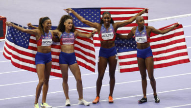 Estados Unidos arrasa en atletismo