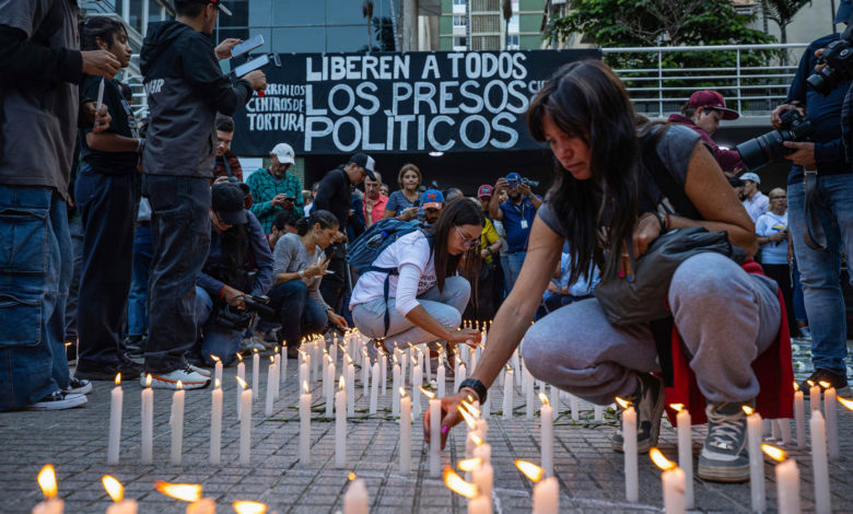 Venezolanos piden la libertad de los "presos políticos" en contexto de crisis poselectoral