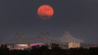 La luna llena que es una superluna Luna azul