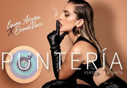 Laura Alcoba junto al productor de bachata DerekVinci presentan una nueva versión de "Puntería"