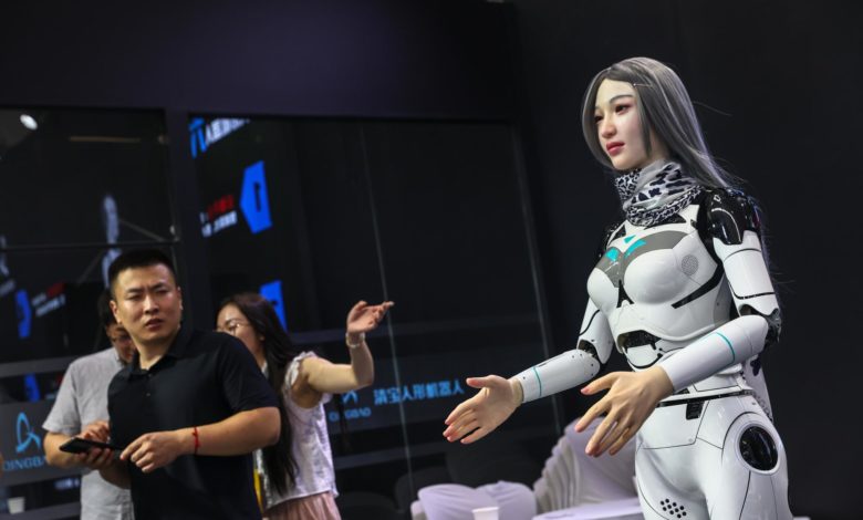 Los robots humanoides protagonizan la Conferencia Mundial de Robótica de Pekín 2024