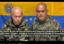 EFE VERIFICA: La petición de intervención al Ejército en Venezuela es de militares que no están activos