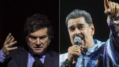 El cielo "aplastará" a los comunistas, respondió Milei a Maduro, que lo acusó de satánico