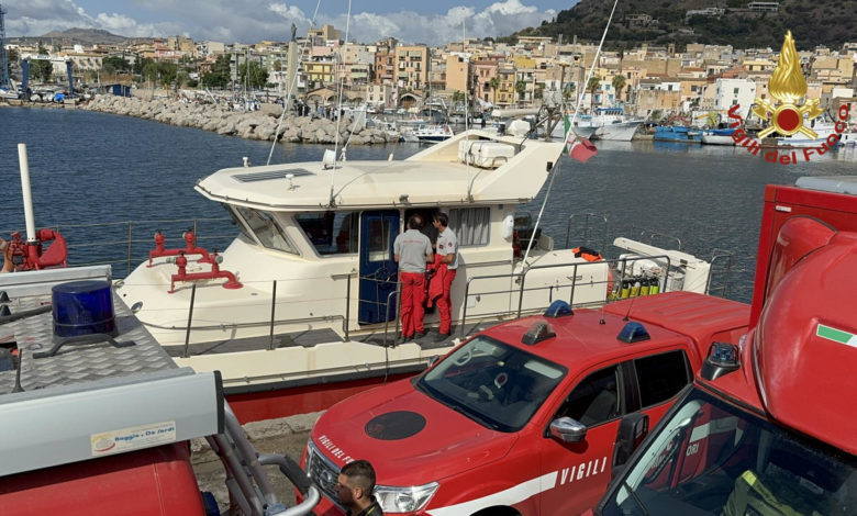 Recuperan dos cadáveres dentro del yate naufragado frente a Sicilia