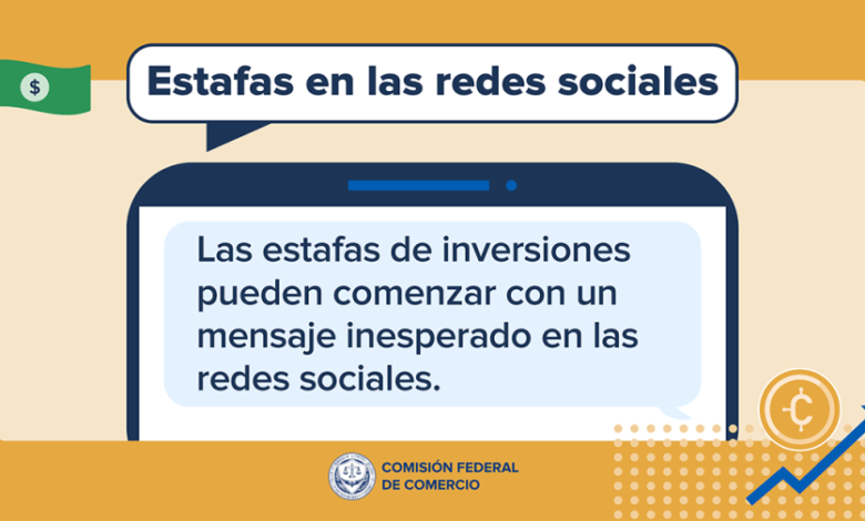 Los mensajes inesperados en las redes sociales sobre inversiones son casi siempre estafas