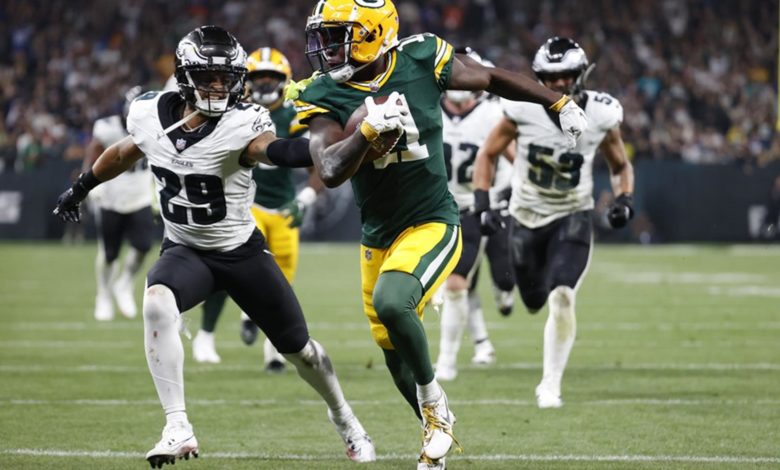 34-29. Los Eagles y Barkley tumban a Packers en el primer partido de la NFL en Sudamérica