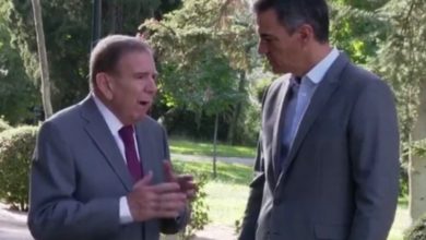 Sánchez recibe a Edmundo González tras pedir el Congreso que reconozca su victoria (+VIDEO)