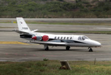 Un avión oficial venezolano aterriza de emergencia en la ciudad colombiana de Cúcuta