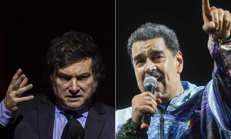 Nicolás Maduro afirma que Milei tiene un proyecto de "destrucción" para Argentina