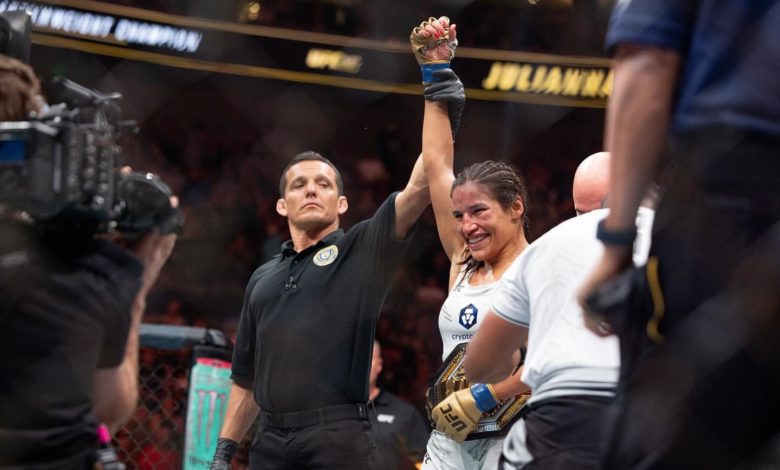 Venezolana Julianna Peña se coronó campeona mundial de peso gallo en la UFC en Utah