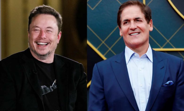 Duelo de multimillonarios: Elon Musk hace campaña por Trump y Mark Cuban por Harris