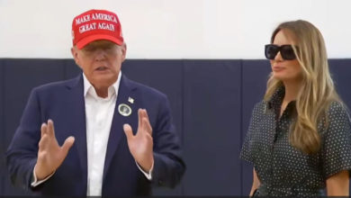 Trump afirma que "será una gran victoria", luego de depositar su voto en Florida