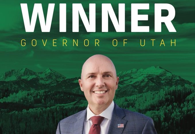 Spencer Cox fue reelegido como Gobernador de Utah