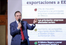 México advierte de la pérdida de 400.000 empleos en EEUU por los aranceles de Trump