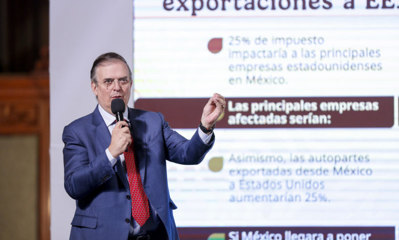 México advierte de la pérdida de 400.000 empleos en EEUU por los aranceles de Trump