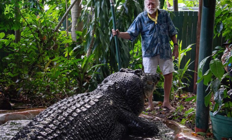 El cocodrilo más grande del mundo fallece en un centro de animales en Australia