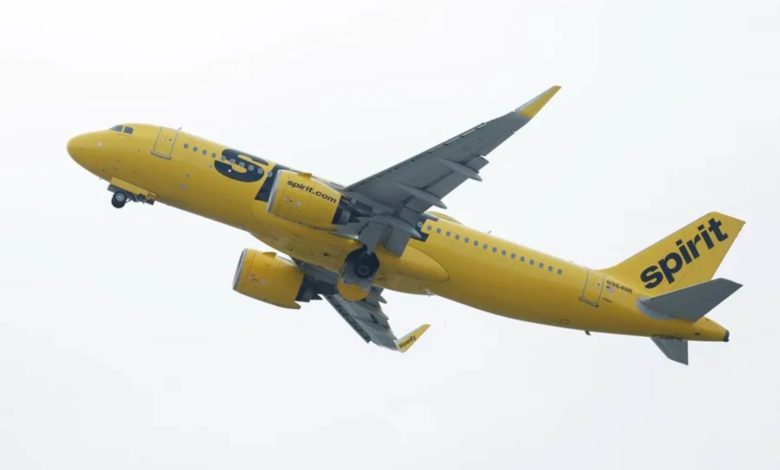 La aerolínea estadounidense de bajo coste Spirit Airlines se declara en quiebra