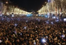 Un millón de personas celebrarán la Nochevieja en los Campos Elíseos de París