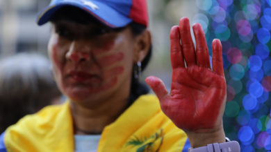 Venezolanos protestan en regiones de su país contra "la persecución y el hostigamiento"