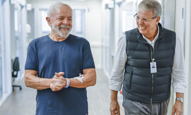 Lula publica un mensaje desde el hospital: "En breve estaré listo para seguir trabajando"