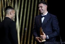 Dibu Martínez, Lautaro Martínez y Ángel Di María, el podio de los argentinos en 2024