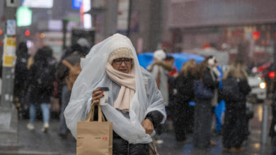 Más de 60 millones de personas en alerta por temporal de nieve que provoca la cancelación de miles de vuelos en EEUU