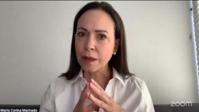 María Corina Machado dice que conversó con el enviado especial de Trump en Caracas