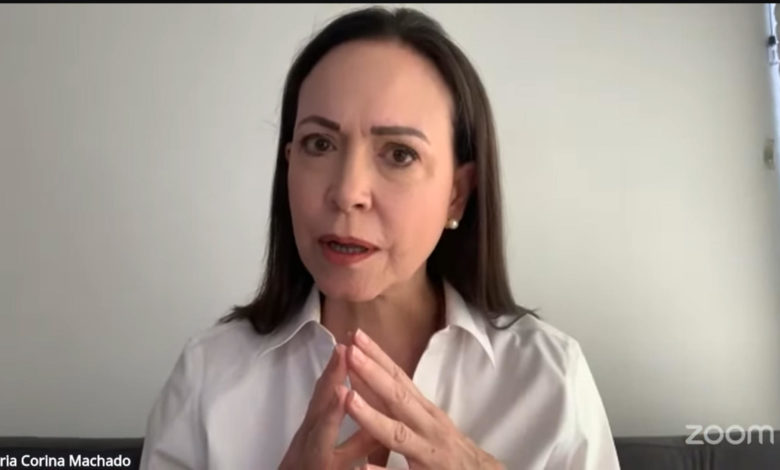 María Corina Machado dice que conversó con el enviado especial de Trump en Caracas