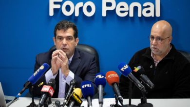 La ONG Foro Penal cifra en 1.061 los "presos políticos" en Venezuela