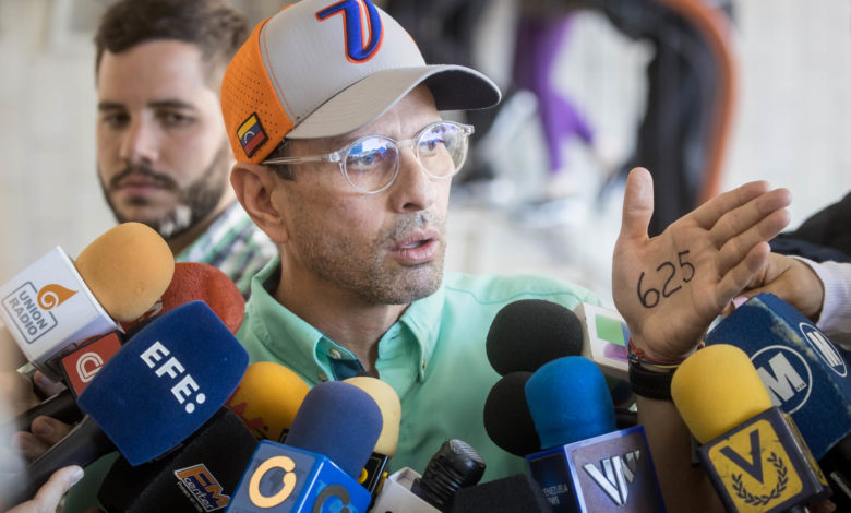 Capriles cree que calificar a migrantes venezolanos de delincuentes es dantesco