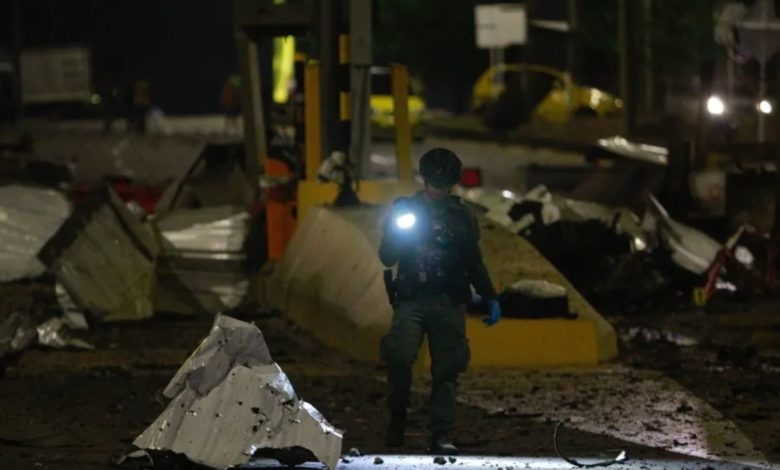 Ataque con explosivos deja cinco heridos y destruye peaje en frontera colombo-venezolana